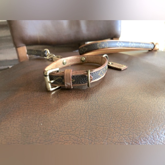 Louis Vuitton Dog Collar and Leash Set - Picture 5 of 6